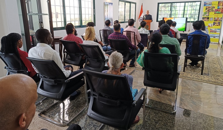 Celebration of Republic Day at Embassy of India, Sao Tome on 26 January 2025